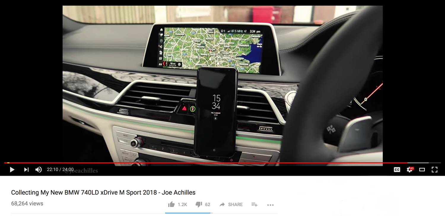 Joe Achilles Using Our Mounts In His New BMW 7 Series! – Mega Mounts