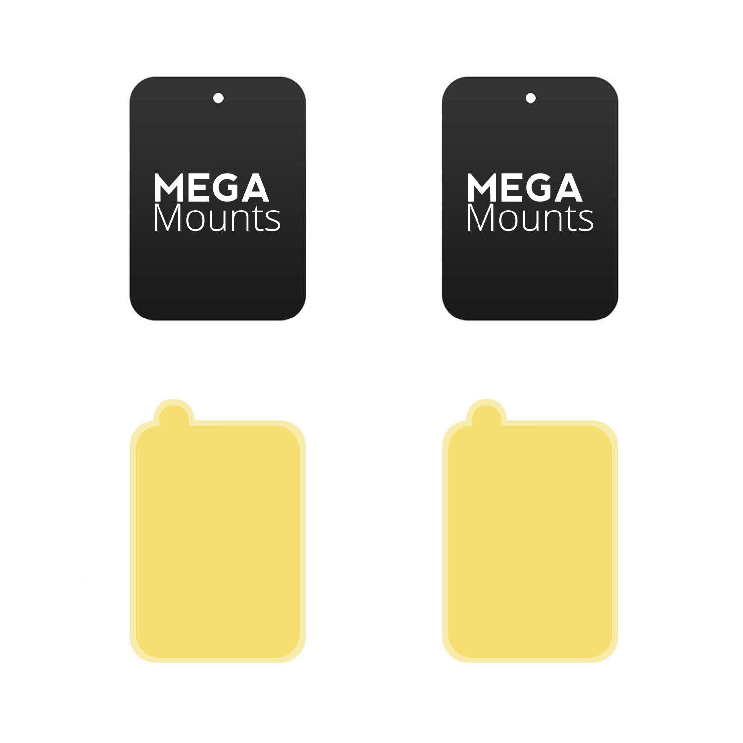 Mega Mounts Car Phone Holder Mount - Spare Plates